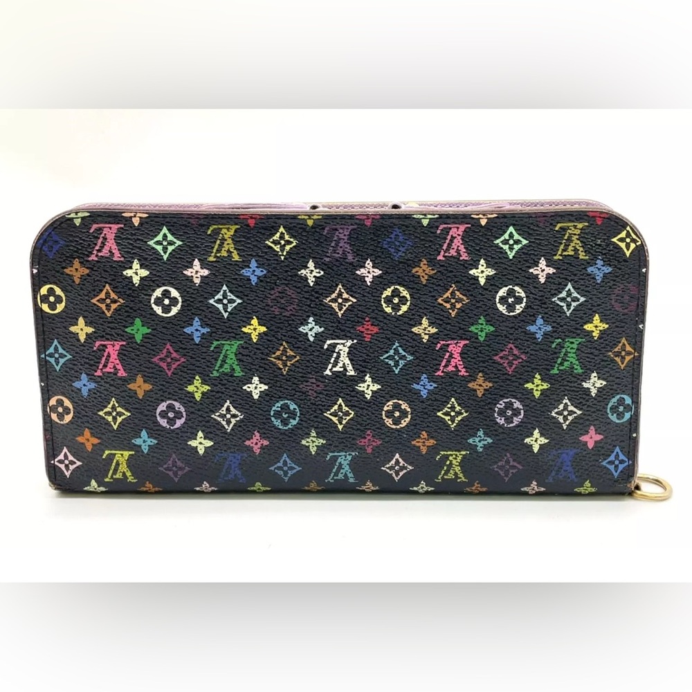 Auth Louis Vuitton Monogram Multicolor Portefeuille Insolite Wallet W/B - Picture 3 of 17
